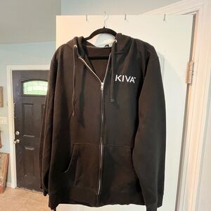 ~KIVA~ Black Zip-Up Hoodie